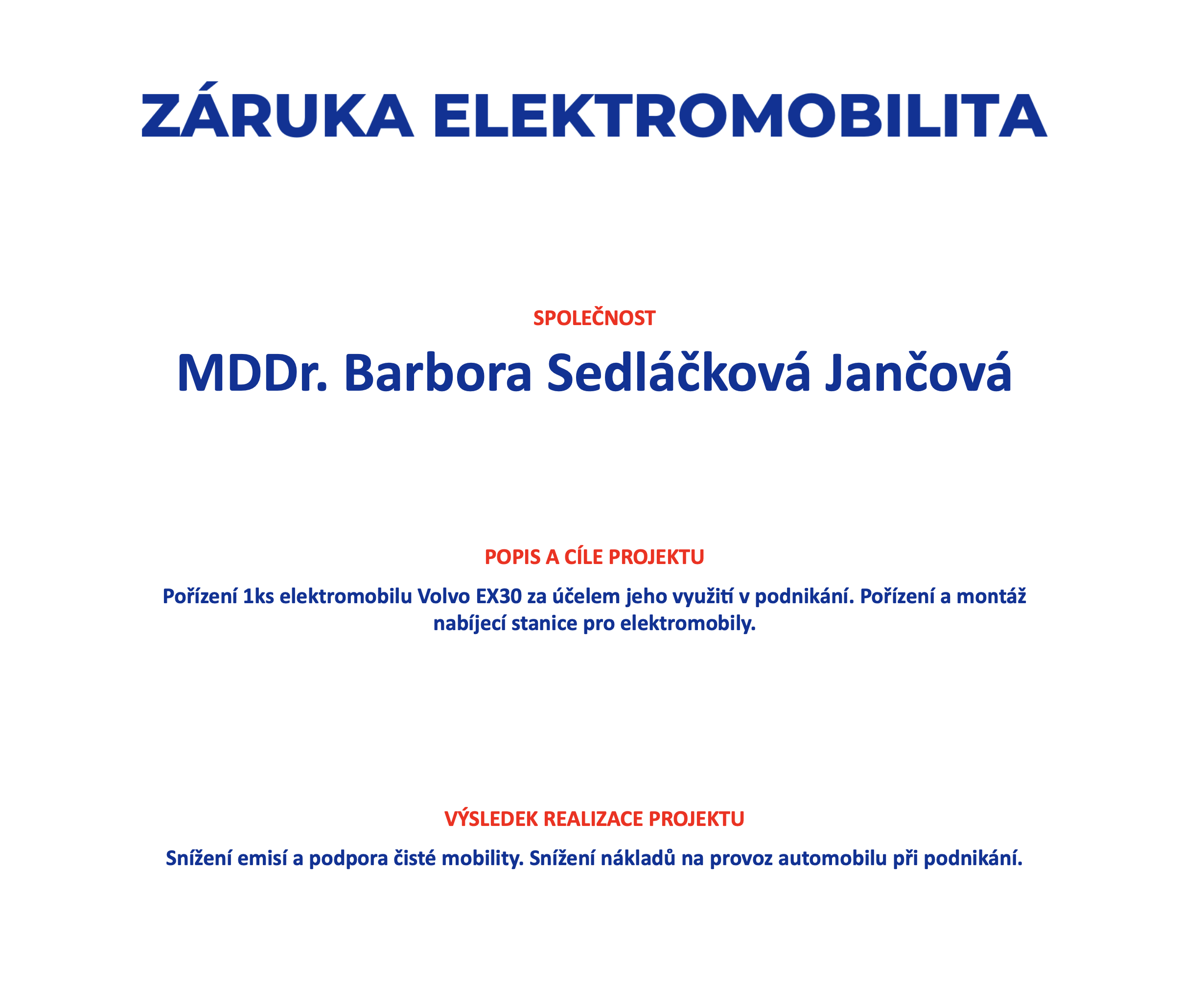 NRB program elektromobilita